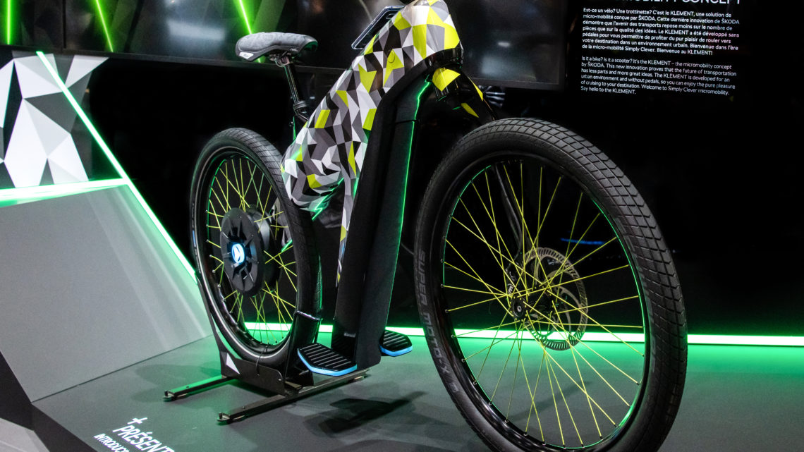 Velo Electrique Skoda Klement Speed Bike Skoda Salon Geneve