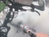 Incendie vélo électrique