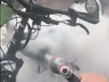 Incendie vélo électrique