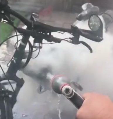 Incendie vélo électrique