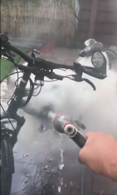 Incendie vélo électrique