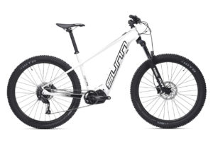 vtt electrique semi rigide sunn flash s2 27 5 shimano altus 9v 500 wh 27 5 blanc 2021 l 180 195 cm