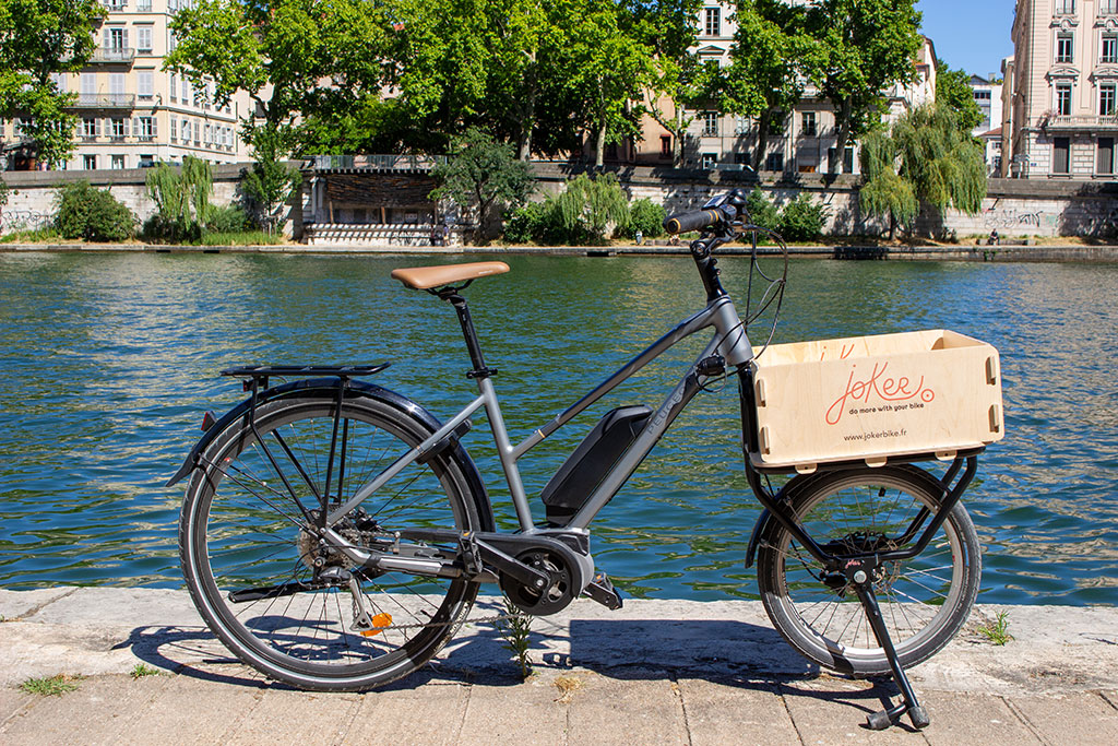 Fourche Joker avec vélo électrique