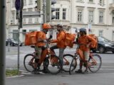 Livreur à vélo